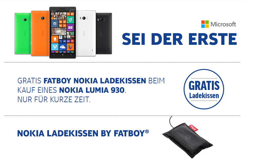 Nokia Lumia 930 + Fatboy