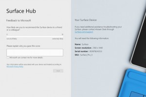 Surface Hub Feedback