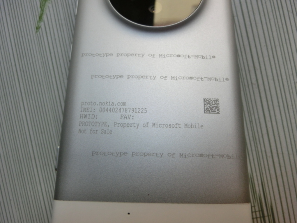 Lumia 1030(?) Prototyp