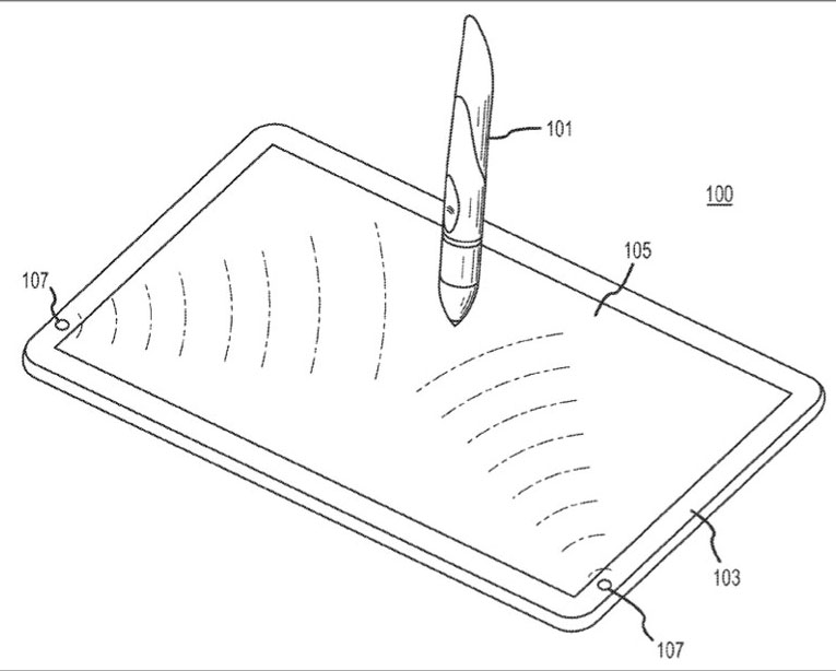 Ein Patentantrag von Apple zeigt ein iPad mit Stylus Stift, der verdächtig nach Penis aussieht.