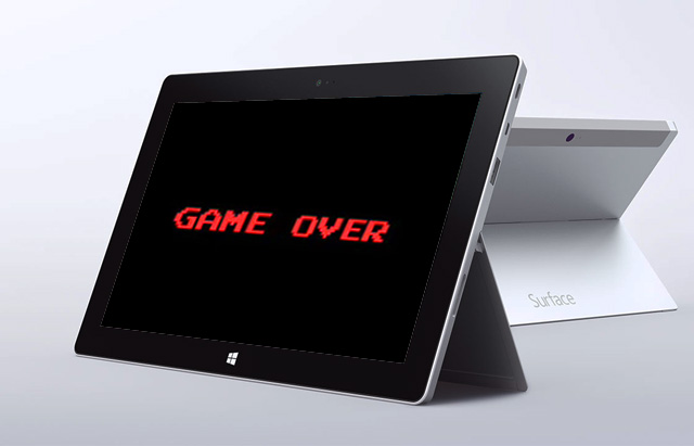Surface-2-Game-Over