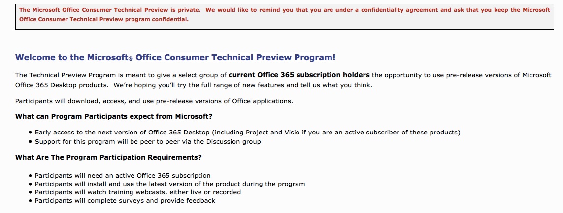 Office_Consumer_Technical_Preview_Homepage___Microsoft_Connect