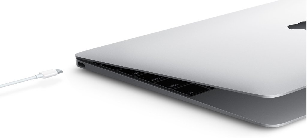 Neues Apple MacBook mit einem einzigen USB-C Anschluss