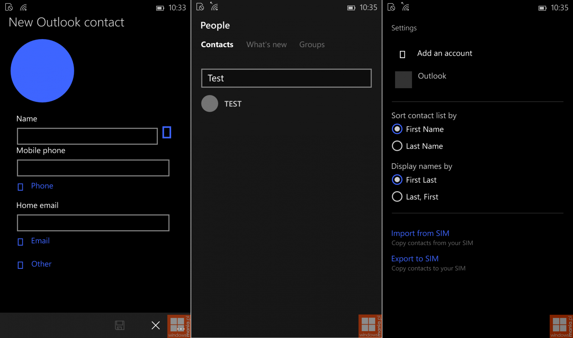 Windows Phone 10 Leak UI 2