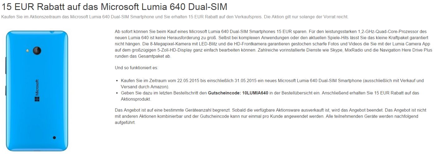 Lumia 640 Amazon