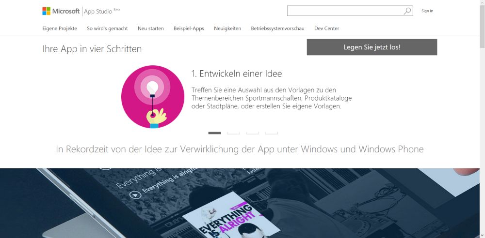 WindowsStudioBetaDeutsch