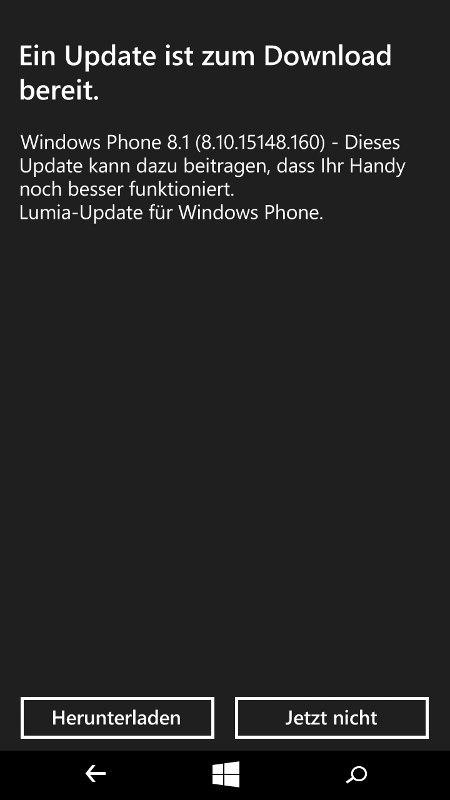 Lumia 640 Update