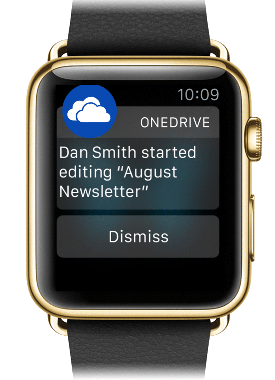Apple Watch Onedrive