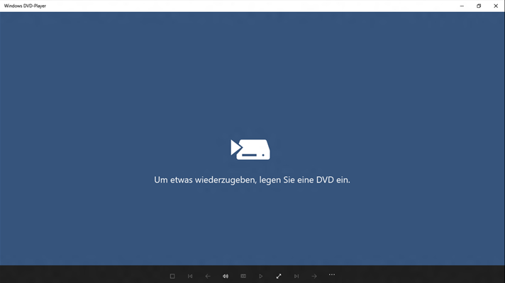 Windows 10 DVD Player App