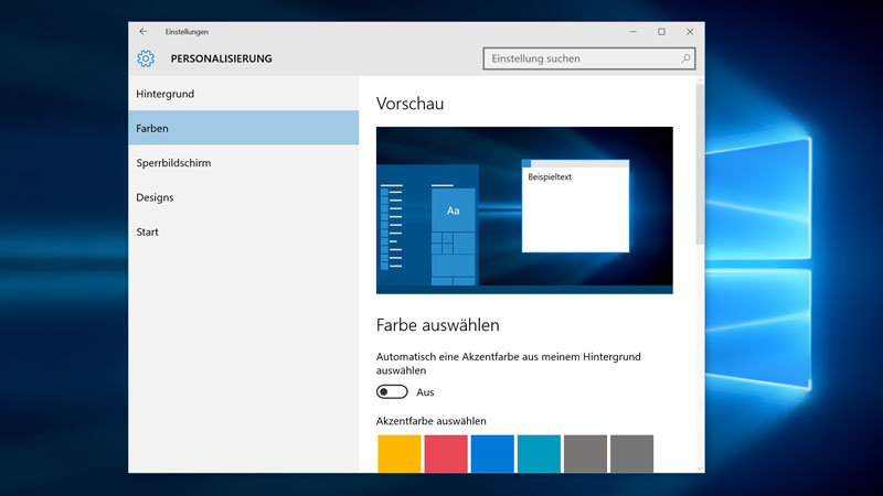 Windows-10-Personalisierung-Farben