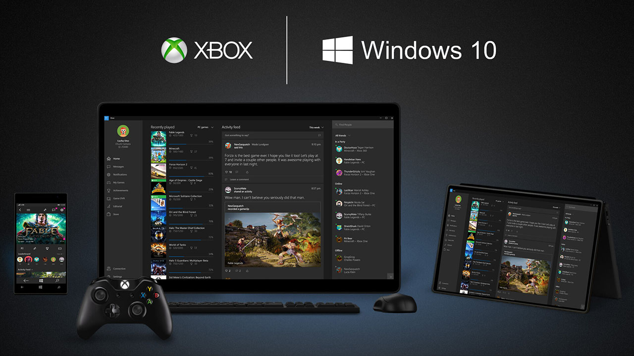 Xbox und Windows 10