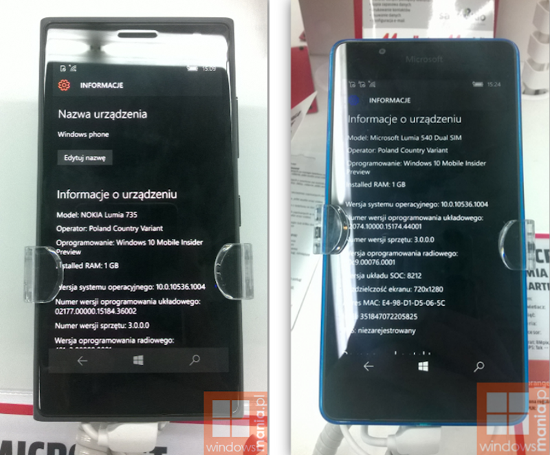 Selfmade Windows 10 Mobile Polen