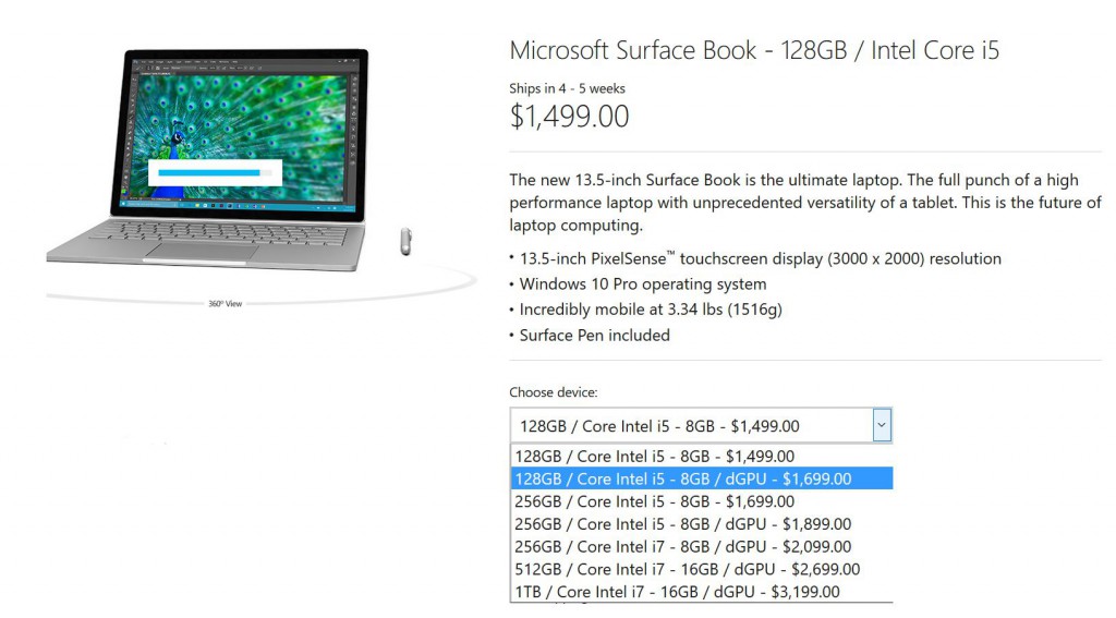 Surface Book mit GPU