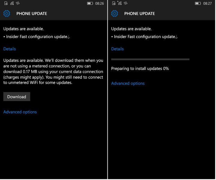 Windows 10 Mobile Update