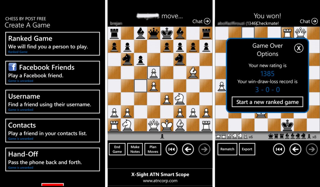 Chess-by-Post-free-Windows-Phone