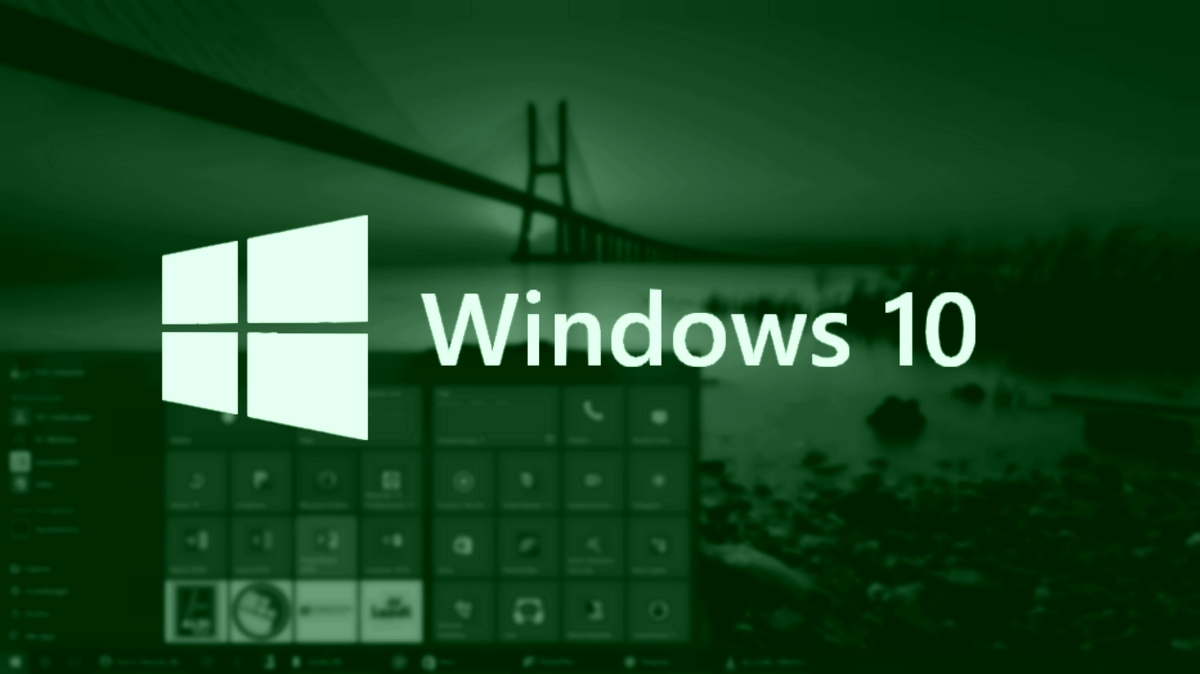 Windows 10 green