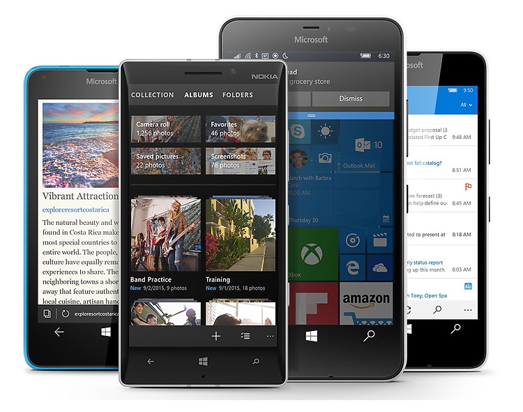 Windows10 Mobile (C)Microsoft