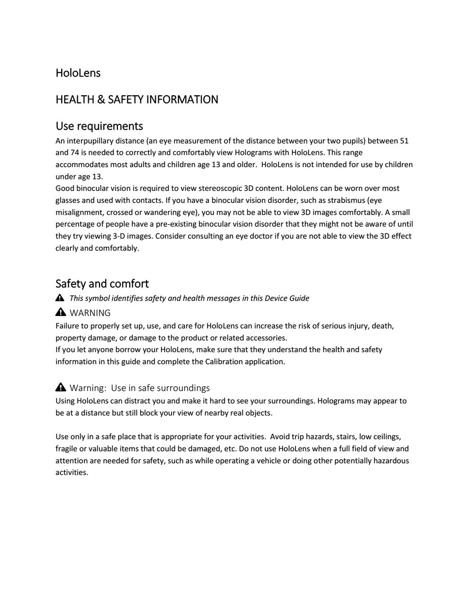 HoloLens-Health-And-Safety-Information
