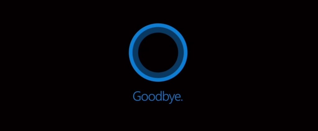Cortana Goodbye