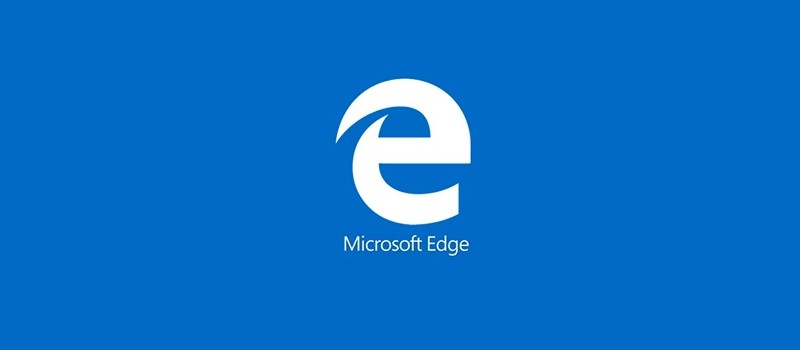 Microsoft Edge blau