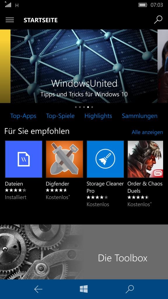 Windows Store Windows 10 Mobile (1)