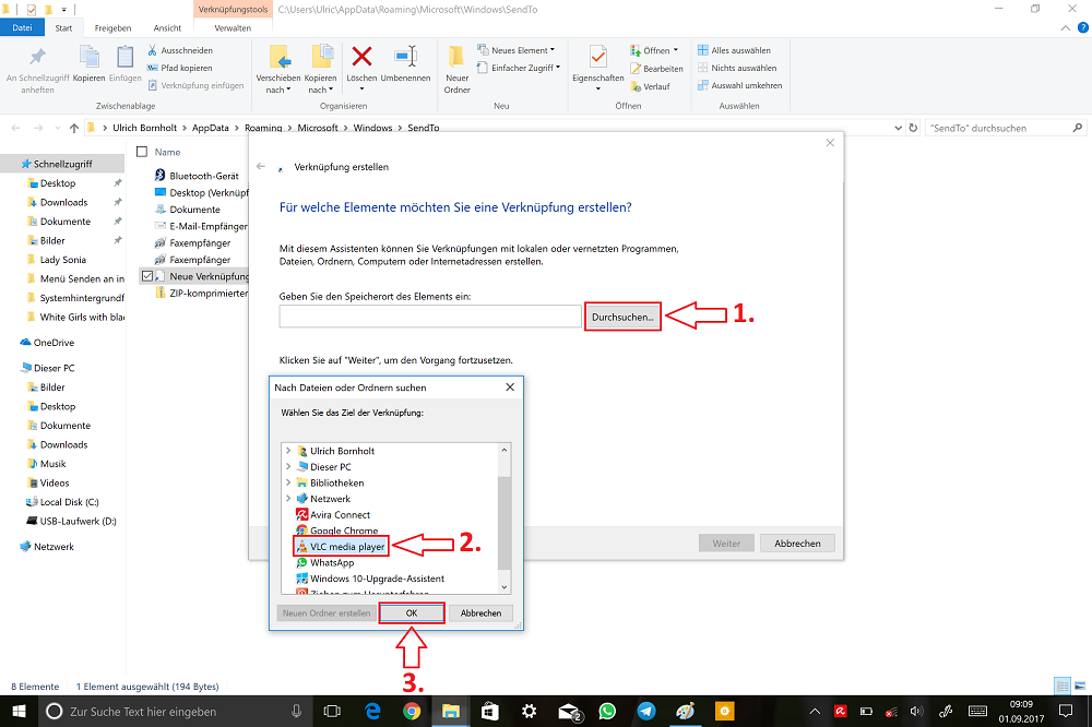 Windows-Explorer-SendTo-Ordner-Verknüpfung-VLC-auswählen.png