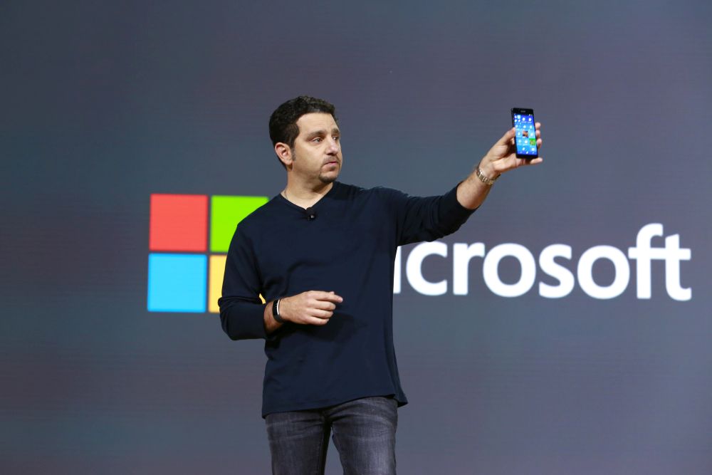 VP of Microsoft Surface Panos Panay speaks on stage at Windows 10 Devices Event, on Tuesday, October 6, 2015 in New York, New York. (Mark Von Holden/AP Images for AP Images for Windows)