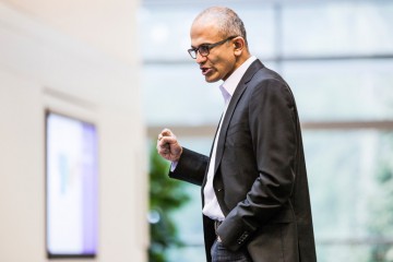 Nadella Mcirosoft Quartalszahlen