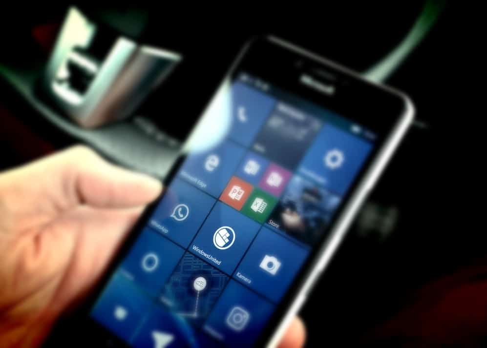 Lumia 950 WindowsUnited App Kachel