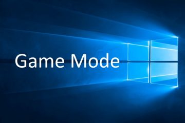 Windows 10 Game Mode