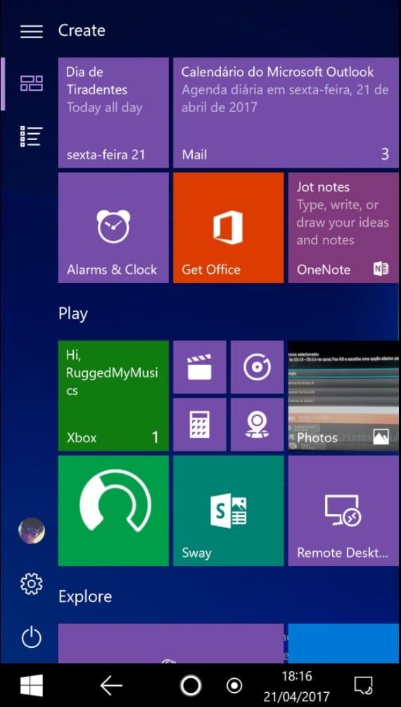 Windows 10 Phone Modus Leak