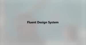 Titelbild - Fluent Design