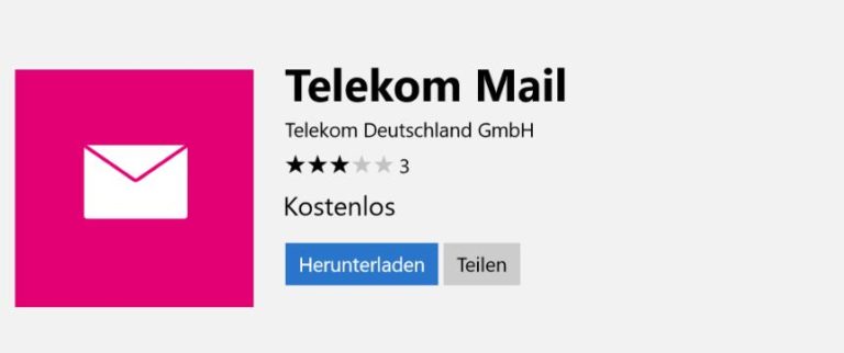 t-online mail app für windows 10