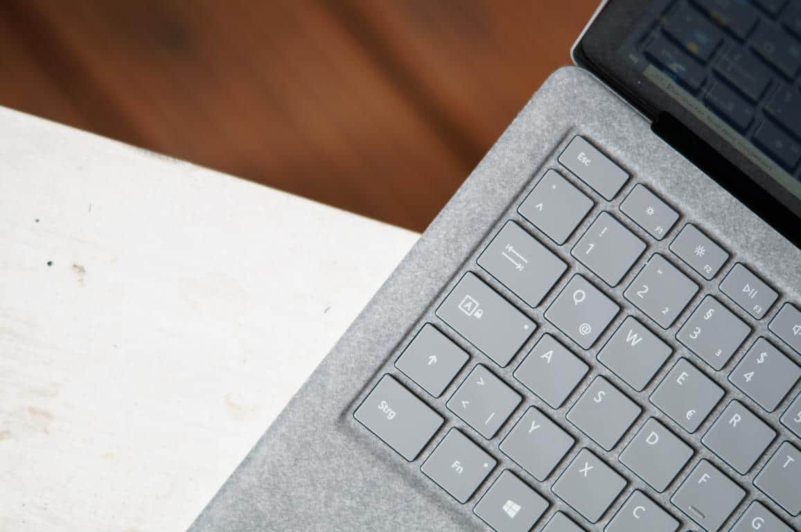 Surface Laptop Test Tastatur Trackpad
