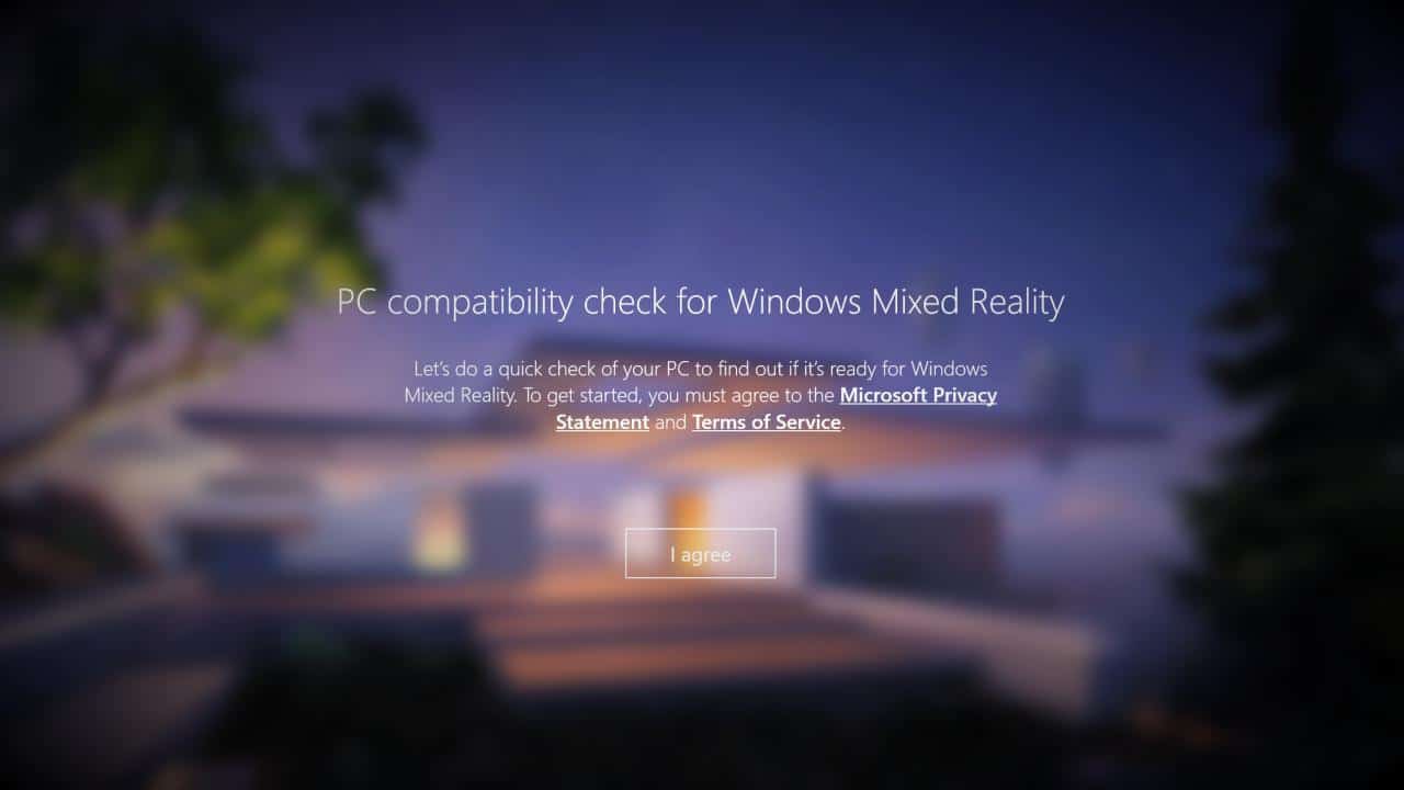 Windows Mixed Reality Check