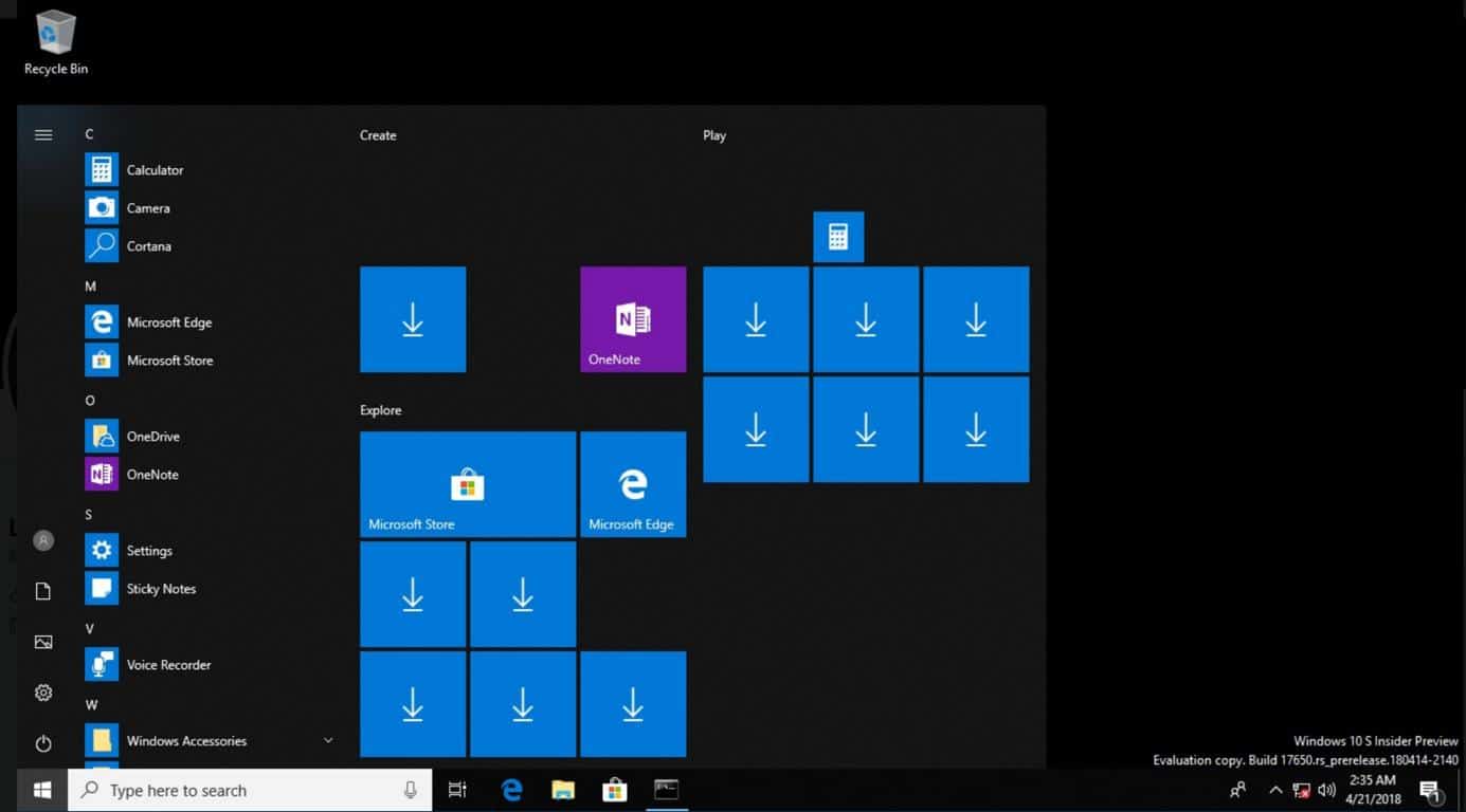 Windows 10 Lean Apps