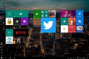 Twitter PWA Live Kachel Windows 10