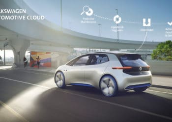 Volkswagen and Microsoft will co-develop the Volkswagen Automotive Cloud. (Concept car)