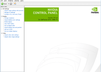 nvidia control panel windows 10 store