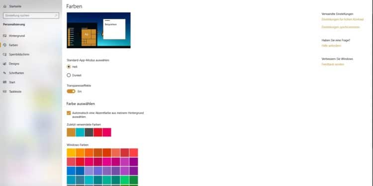 Windows 10 19H1: Die Shell wird hell