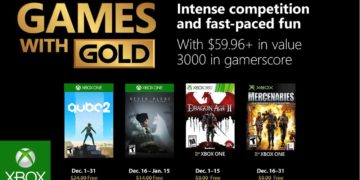 Xbox One, Gaming, Games with Gold, Q.U.B.E. 2, Never Alone, Dragon Age 2, Mercenaries