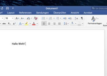 Microsoft Word macOS