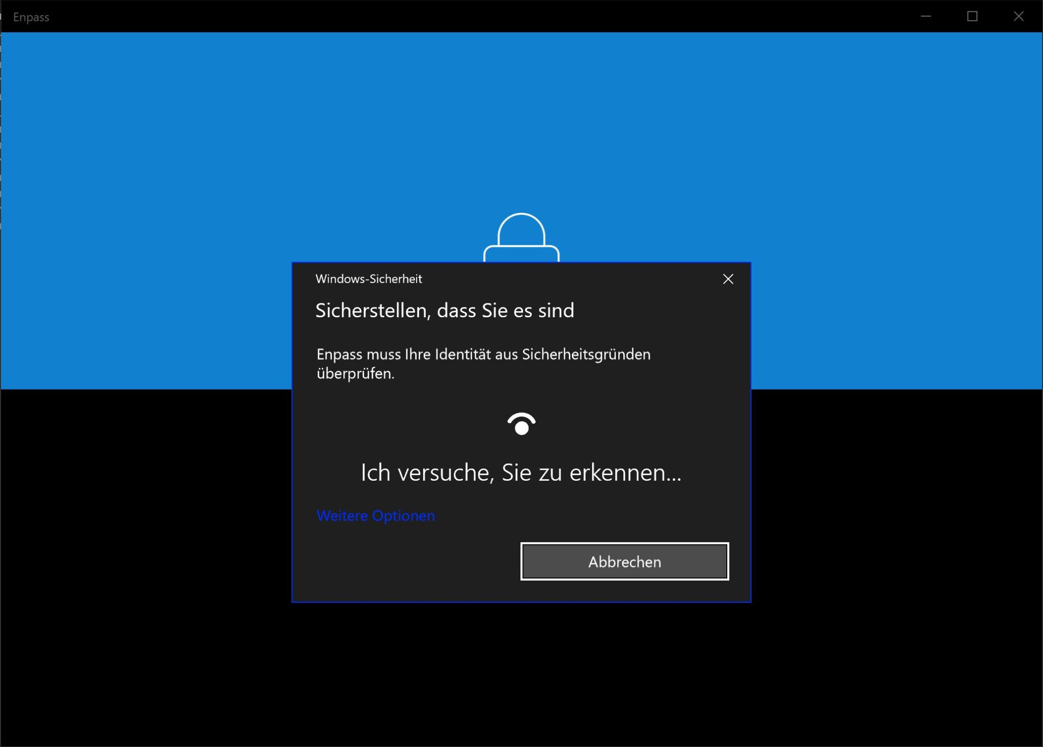 Windows Hello Enpass