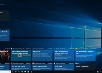 Office Mobile in Windows 10 Timeline