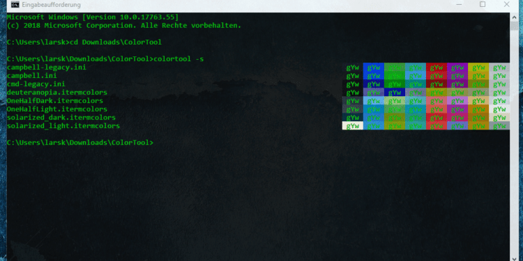 Windows Shell ColorTool