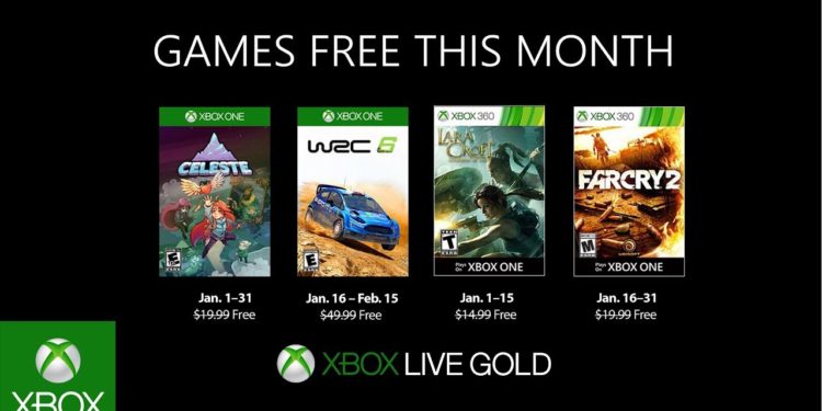 Xbox One, Gaming, Games with Gold, Celeste, WRC 6 FIA World Rally Championship, Lara Croft and the Guardian of Light, Far Cry 2