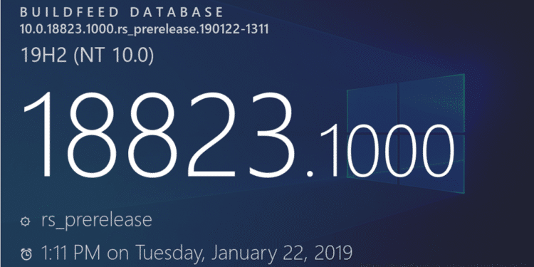 Windows 10 19H2 Entwciklung