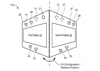 Microsoft Patent Kamera faltbare Smartphones