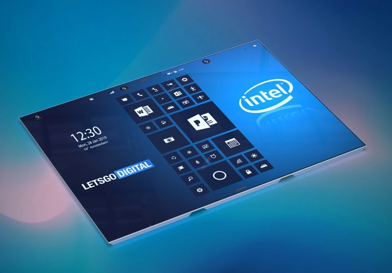 Intel faltbares Smartphone