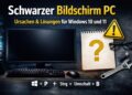 Bildschirm vom PC bleibt aus - Problembehebung